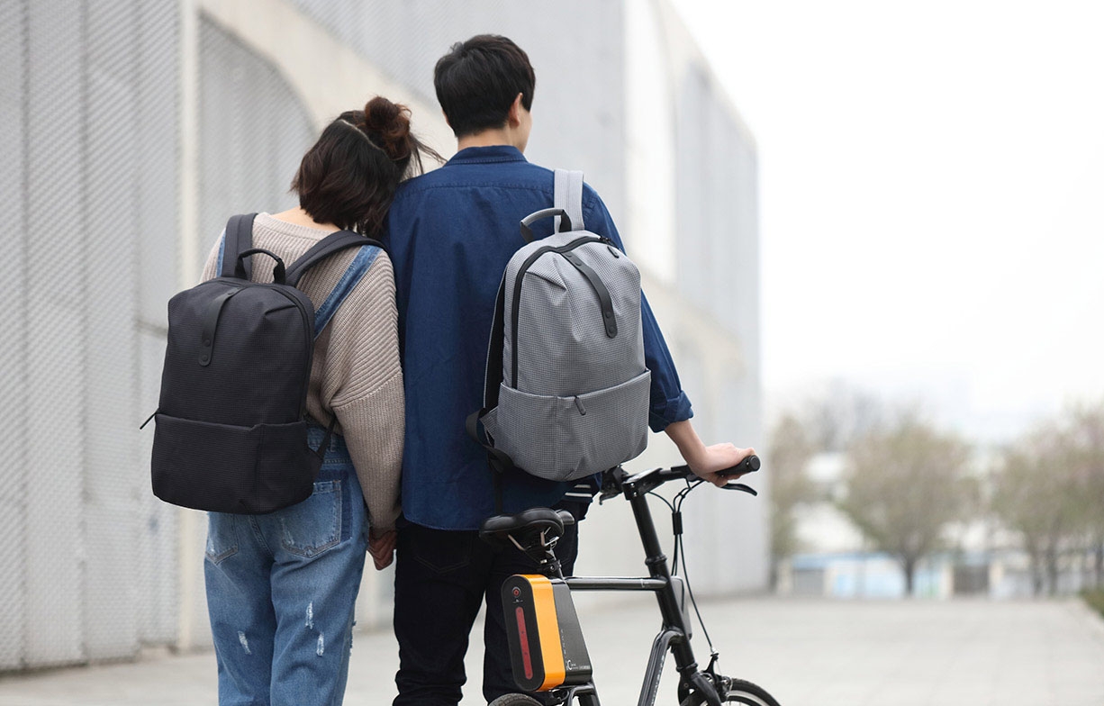 Рюкзак для ноутбука 15.6 Xiaomi Backpack College Style Grey 